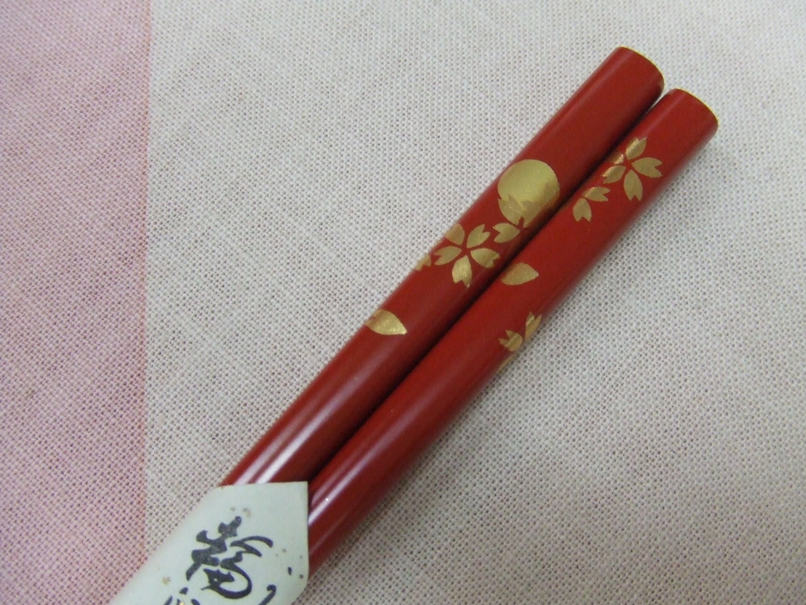 加賀箸　朱摺り